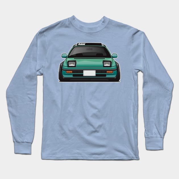 1991 Honda Prelude stanced Long Sleeve T-Shirt by RBDesigns